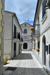 Fototapeta na wymiar The village of Sant'Angelo dei Lombardi in Campania, Italy.