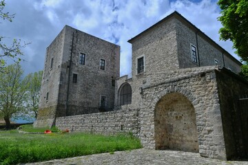 Fototapeta na wymiar The village of Sant'Angelo dei Lombardi in Campania, Italy.