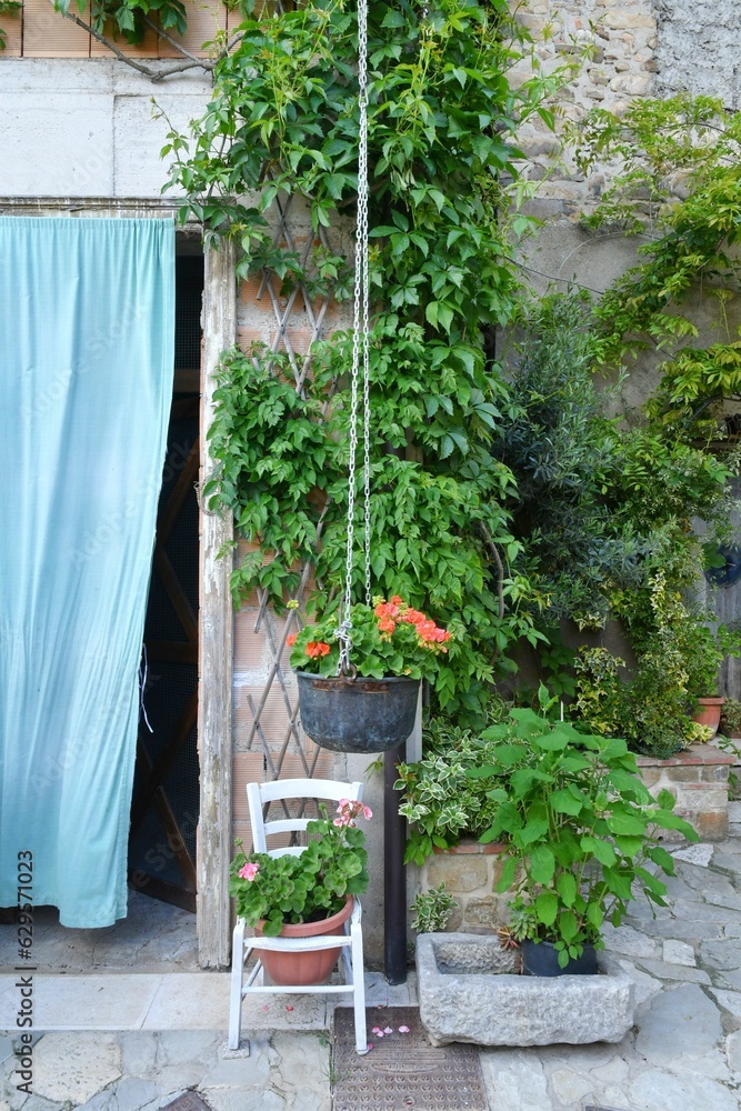 Canvas Prints The village of Cairano, Italy.