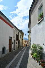 The village of Nusco in Campania, Italy.