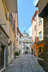 Fototapeta na wymiar The historic village of Subiaco, Italy