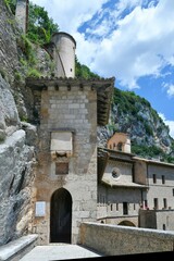 Fototapeta na wymiar The ancient abbeys of Subiaco, Italy.