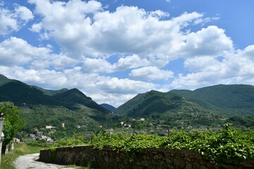 The ancient abbeys of Subiaco, Italy.