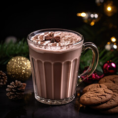 Hot Chocolate for The Christmas.Background