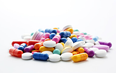 Wide variety of  tablets, pills and capsules.