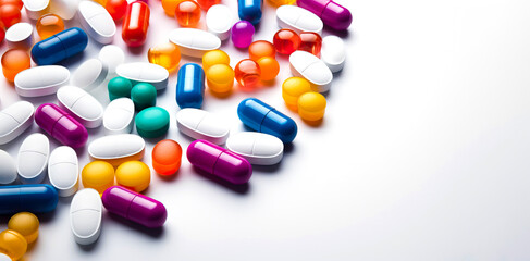 Wide variety of  tablets, pills and capsules.