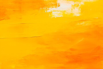 Orange and Yellow Hand-Painted Paper Background. Close Up Photo of Bright and Vibrant Acrylic Abstract Painting for Contemporary Design. Generative AI