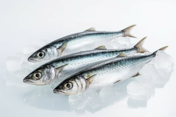 Mackerel ice natural. Generate Ai