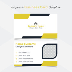 creative modern and professional business card template design