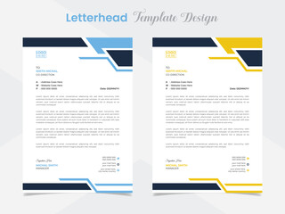 professional and creative corporate business style letterhead design