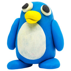Handmade plasticine cute Penguin 