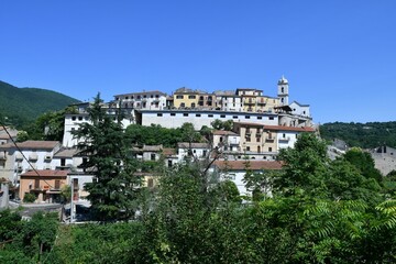 Fototapeta na wymiar Landscape of Campania region, Italy.