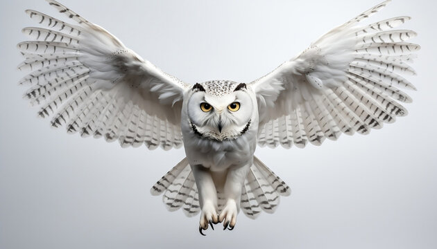 owl in flight. white owl in flight. snow owl in flight. owl. snow owl