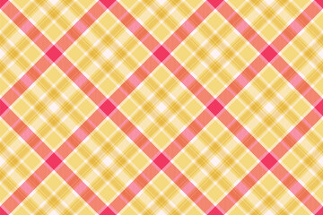 Texture fabric check of background pattern plaid with a textile seamless tartan vector.