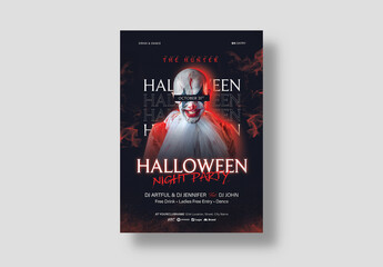 Halloween Party Club Flyer Template