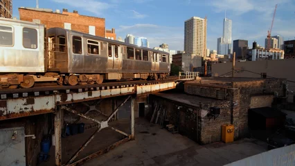 Foto op Aluminium El over Chicago 2 © brian