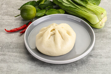 Chinese steamed bun Dim sum