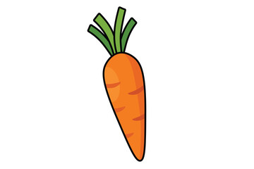 carrot isolated on white background