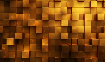 Golden blocks Background illustration