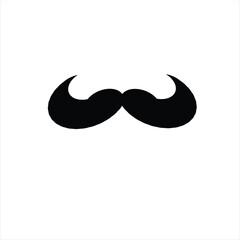 vector mustache set