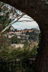 Fototapeta premium Aerial view of a picturesque Italian coastal town, with colorful buildings