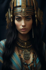 Portrait of Cleopatra - Queen of the Ptolemaic Kingdom of Egypt