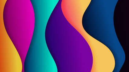 Abstract background soft gradient color and dynamic shadow on background .Vector background for wallpaper. Eps 10