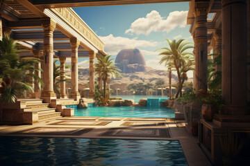 Fototapeta premium Palace of Cleopatra - Ptolemaic Kingdom of Egypt