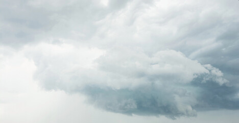 dramatic storm clouds in the sky