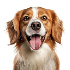 Fototapeta premium dog isolated on transparent background cutout