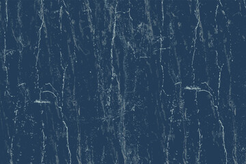 Large abstract background in blue tones. Rough grunge background. Cracks wall texture, vector template. Broken material background.