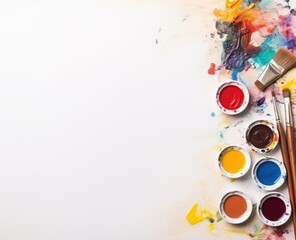 Abstract background with paints