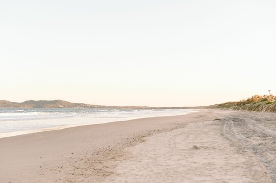 Peaceful Beach Scene With No People In Sight, Australia