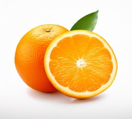 orange isolated on white background