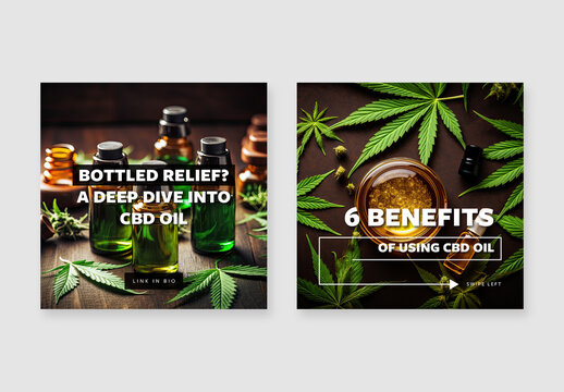Social Media Posts About CBD Oil Benefits And Generative Ai