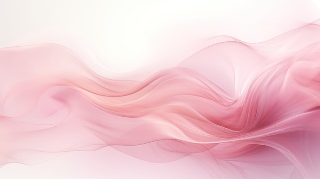 Generative AI, Flowing light pink, viva magenta smoke with splashes. Soft fluid banner, spring female mood, 3D effect, modern macro realistic abstract background illustration, ink in water effect
