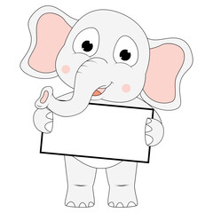 cute elephant animal cartoon