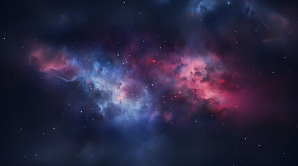Fototapeta premium vue d'artiste de nébuleuses dans l'espace