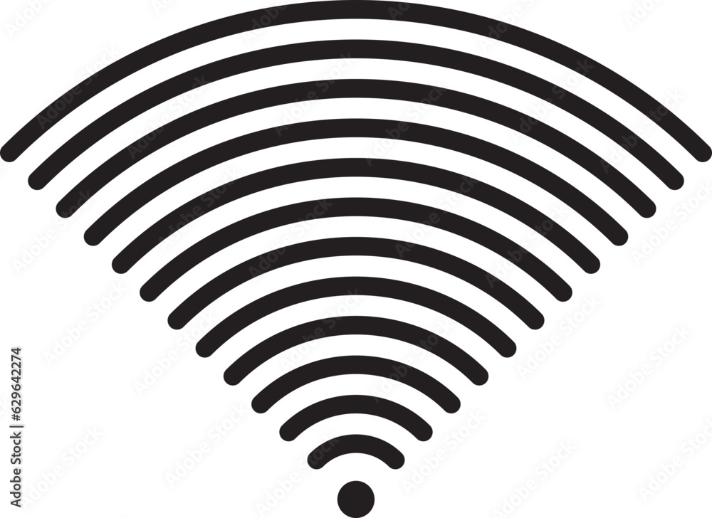 Poster wi fi symbol signal connection. vector wireless internet technology sign. wifi network communication