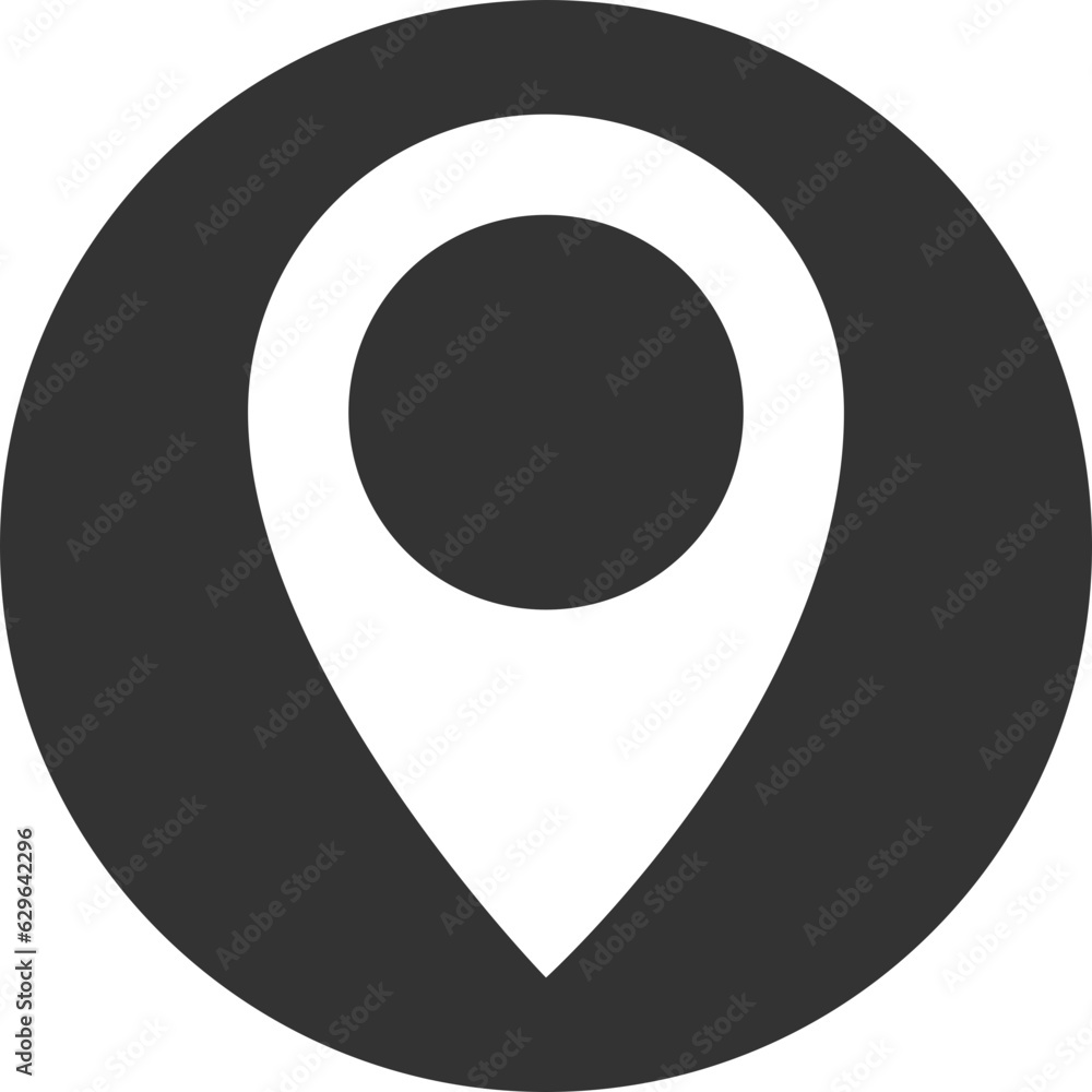 Poster map icons. marker pointer. pin location vector icon. gps navigation symbol.