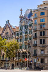 Casa Batlló in the spanish city of Barcelona