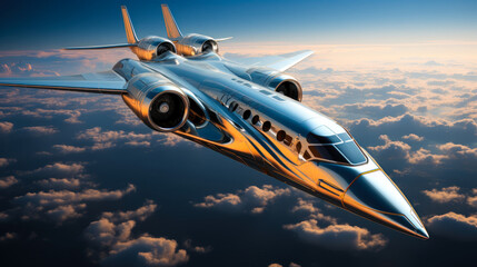 Speed and Innovation: Futuristic Airliner Concept