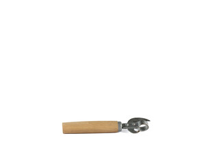 An old can opener with a wooden handle - a time-tested solution to problems