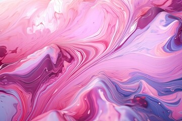 Fototapeta na wymiar Fluid pink background