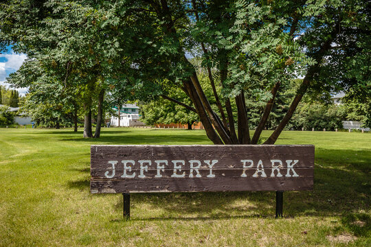 Jeffery Park in the city of Saskatoon, Canada