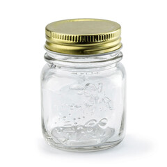 Translucent jar with gold lid