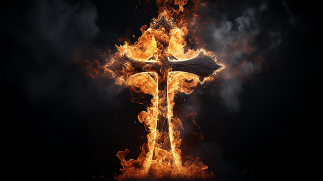 Fiery Destruction: The Burning Cross