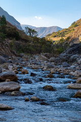 mountain river in the mountains