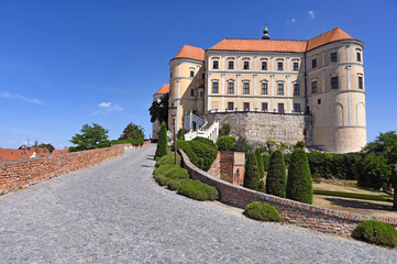 Fototapeta na wymiar Mikulov Castle in Moravia, Czech Republic