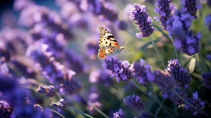 Experience the beauty of abstract summer nature with this stunning macro image of wild flowers in a meadow at sunset. The shallow depth of field creates a mesmerizing scene. Perfect for nature lovers 
